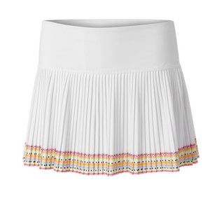 ISO Women's Lucky in Love neon border tennis skirt